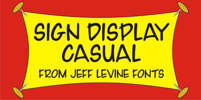 Sign Display Casual JNL