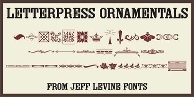 Letterpress Ornamentals JNL