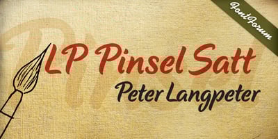 LP Pinsel Satt