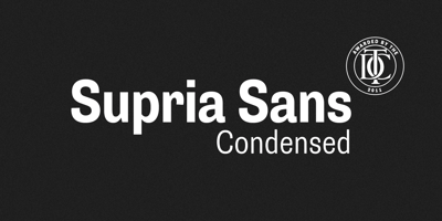 Supria Sans Condensed