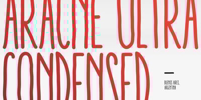Aracne Ultra Condensed