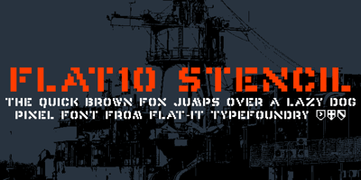 Flat10 Stencil
