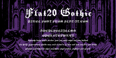 Flat20 Gothic