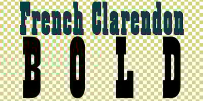 French Clarendon