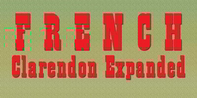 French Clarendon Expanded