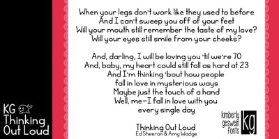 KG Thinking Out Loud