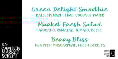 KG Camden Market Script