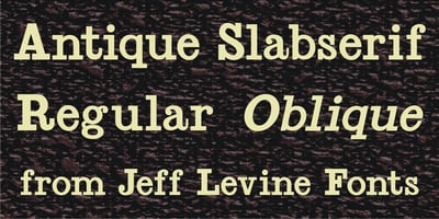 Antique Slabserif JNL