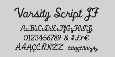 Varsity Script JF