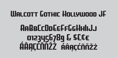 Walcott Gothic JF