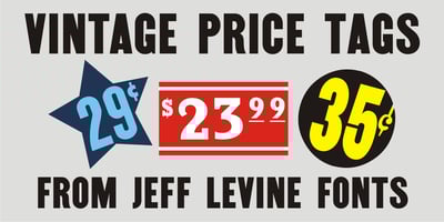 Vintage Price Tags JNL