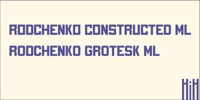 Rodchenko Constructed ML