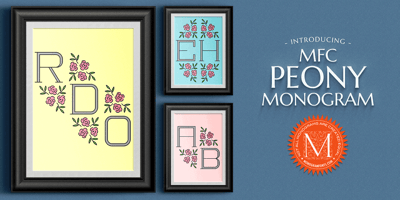 MFC Peony Monogram