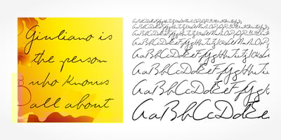 Giuliano Handwriting