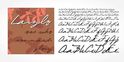 Laszlo Handwriting