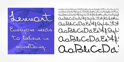 Lennart Handwriting