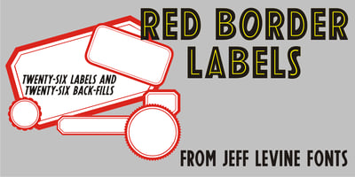 Red Border Labels JNL