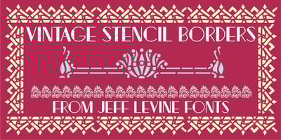 Vintage Stencil Borders JNL