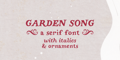 Garden Song