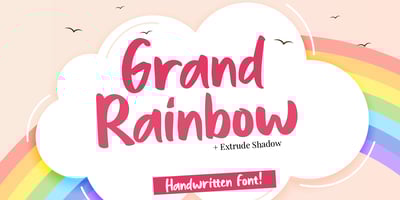 Grand Rainbow Script