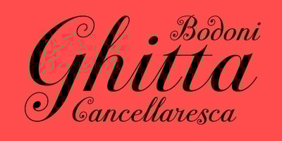 Ghitta Bodoni Cancellaresca