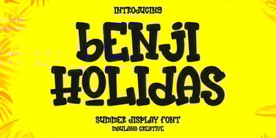 MC Benji Holidas
