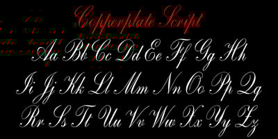 Copperplate Script