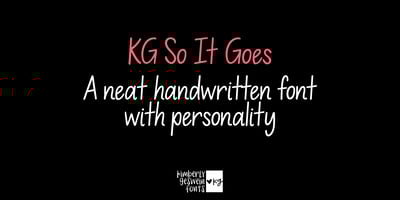 KG So It Goes