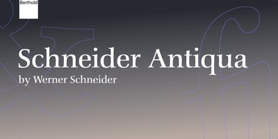 Schneider Antiqua