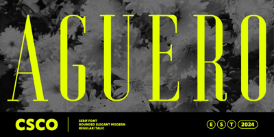 Aguero Serif Rounded