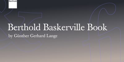 Berthold Baskerville Book