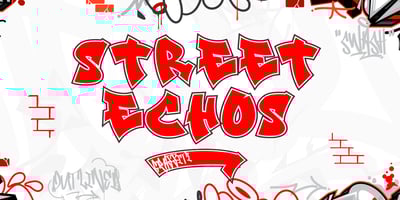 Street Echos Graffiti Outline