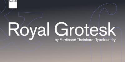 Royal Grotesk W1G