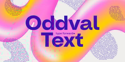 Oddval Text