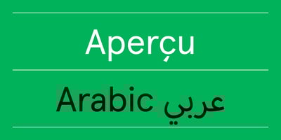 Apercu Arabic