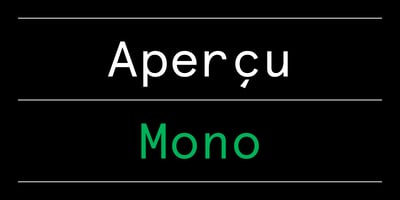 Apercu Mono