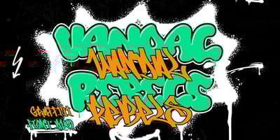 Vandal Rebels Font Duo