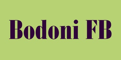 Bodoni FB