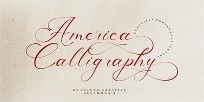 America Calligraphy