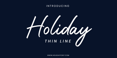 Holiday Thin Line