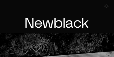 New Black Typeface