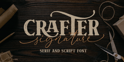 Crafter Signature Serif