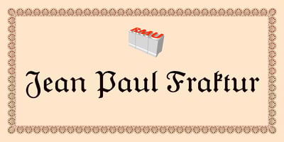 Jean Paul Fraktur
