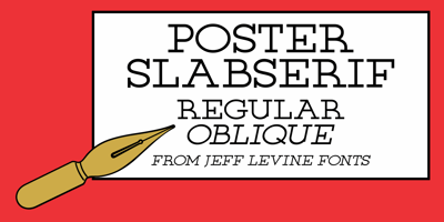 Poster Slabserif JNL