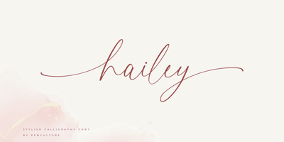 Hailey Calligraphy