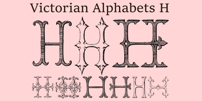 Victorian Alphabets H