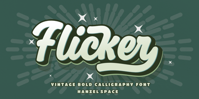 Flicker Lettering