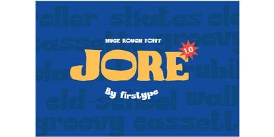 Jore Rough Display Font
