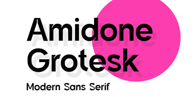 Amidone Grotesk