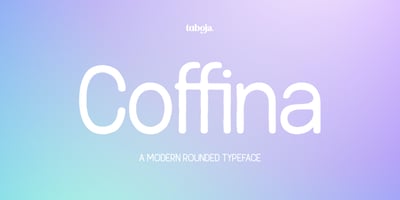 Coffina Modern Rough Sans Serif